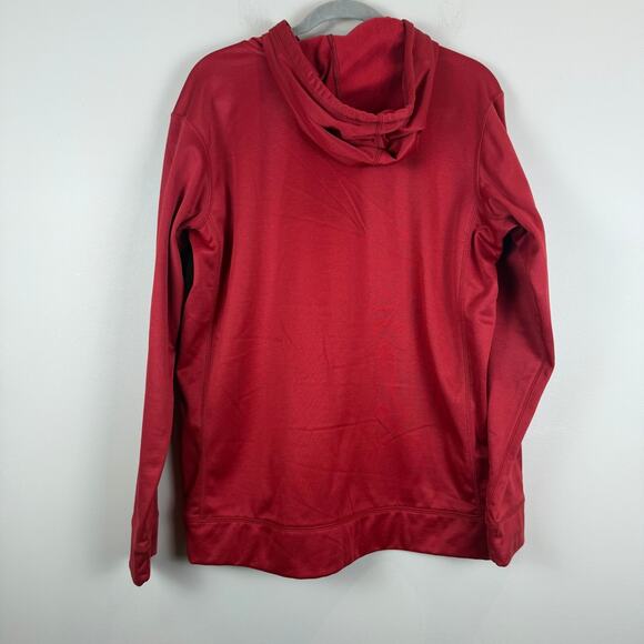 Alabama Crimson Tide Football Hoodie Mens Medium Red Active Performance J2 Sport - Picture 3 of 6